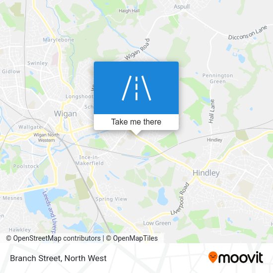 Branch Street map