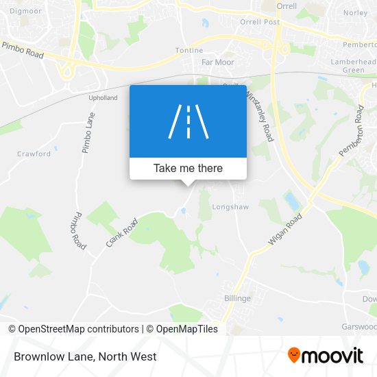 Brownlow Lane map