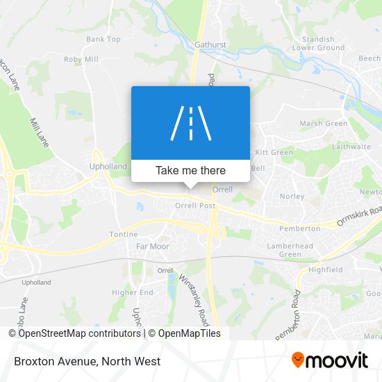 Broxton Avenue map