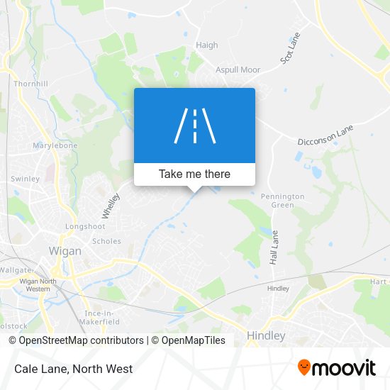 Cale Lane map