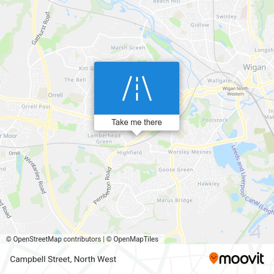Campbell Street map