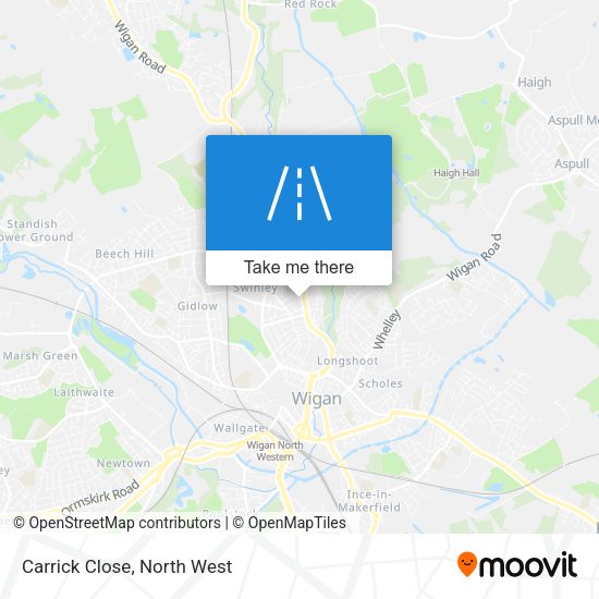 Carrick Close map