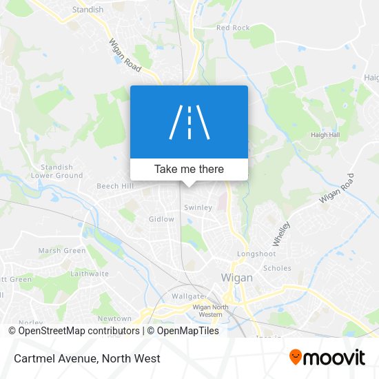 Cartmel Avenue map