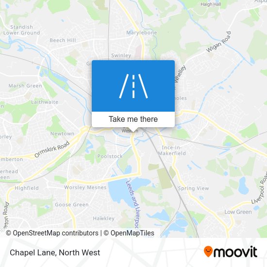 Chapel Lane map