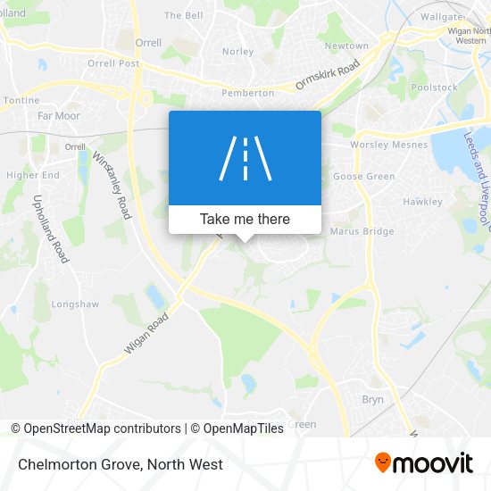 Chelmorton Grove map