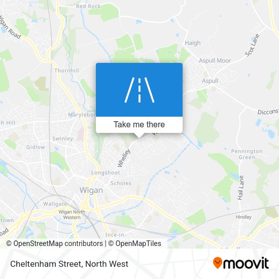 Cheltenham Street map