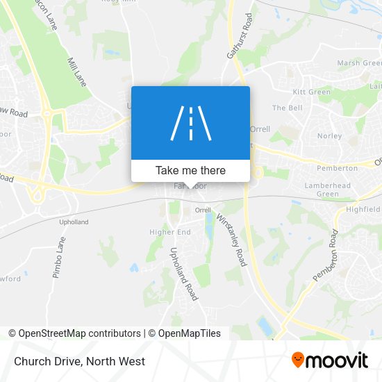 Church Drive map