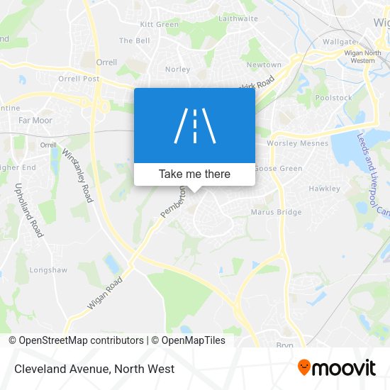 Cleveland Avenue map
