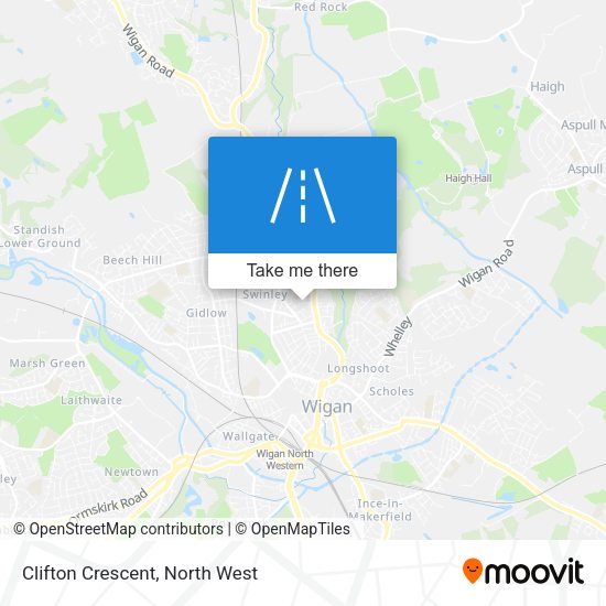 Clifton Crescent map