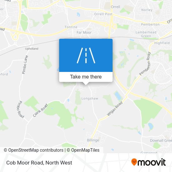 Cob Moor Road map