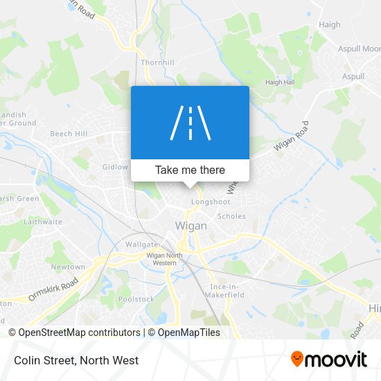 Colin Street map