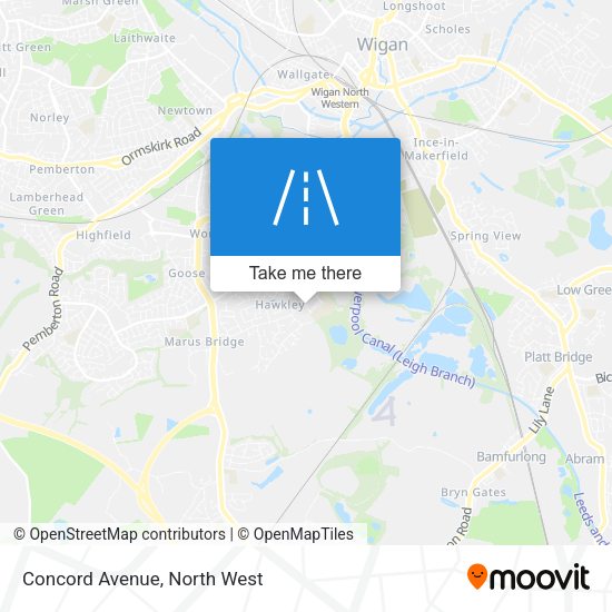 Concord Avenue map
