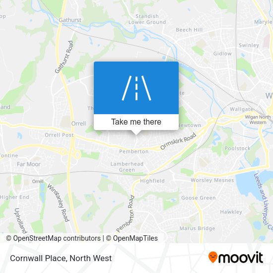 Cornwall Place map