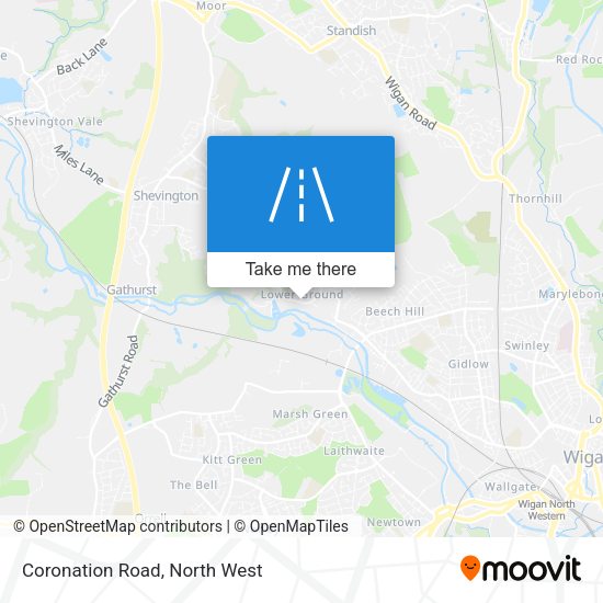 Coronation Road map