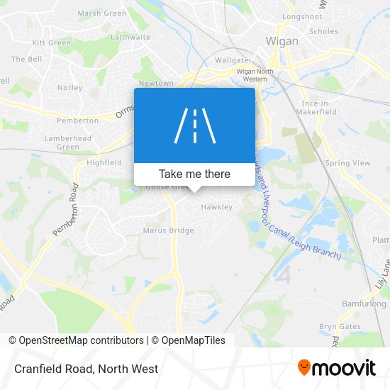 Cranfield Road map