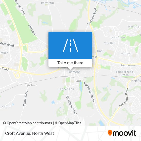 Croft Avenue map