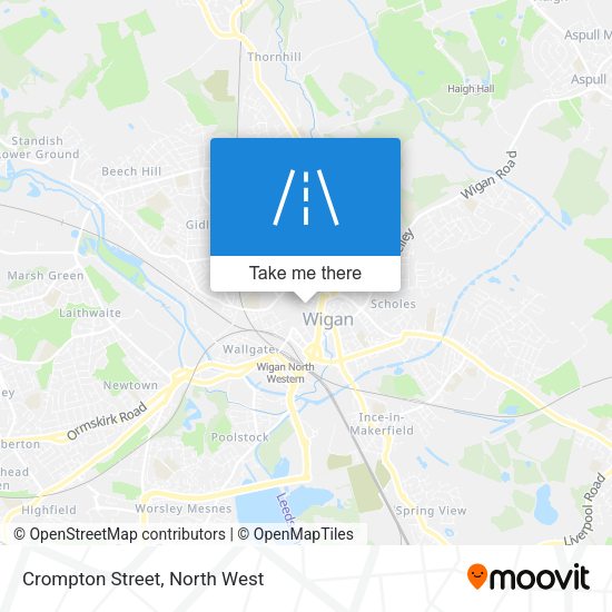 Crompton Street map
