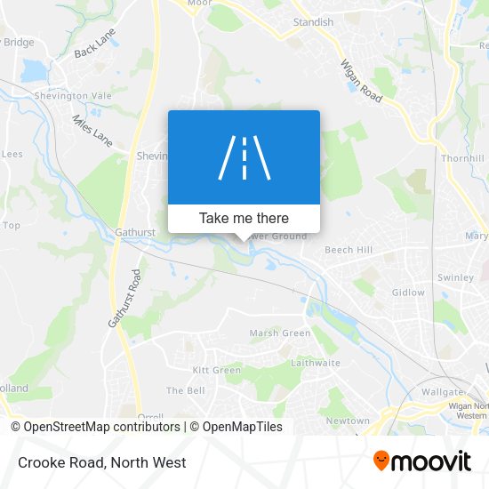 Crooke Road map