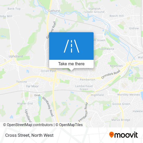 Cross Street map