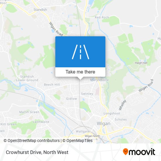 Crowhurst Drive map