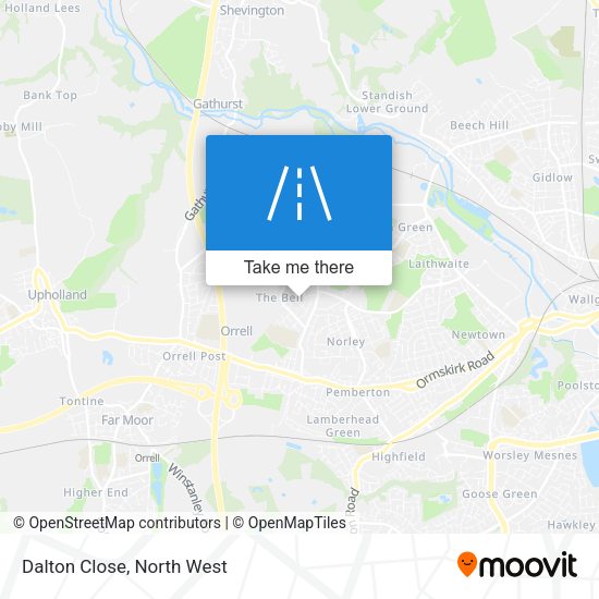 Dalton Close map