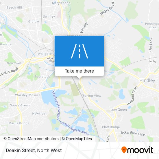 Deakin Street map