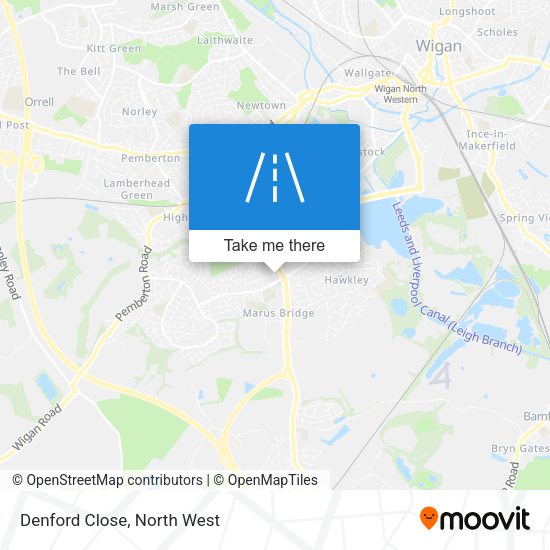 Denford Close map