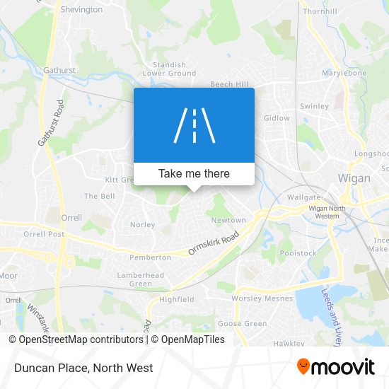 Duncan Place map