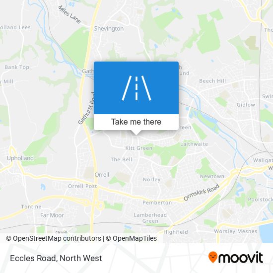 Eccles Road map