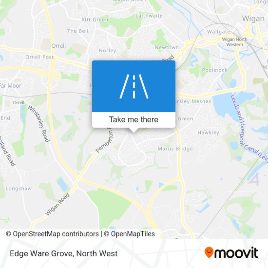 Edge Ware Grove map