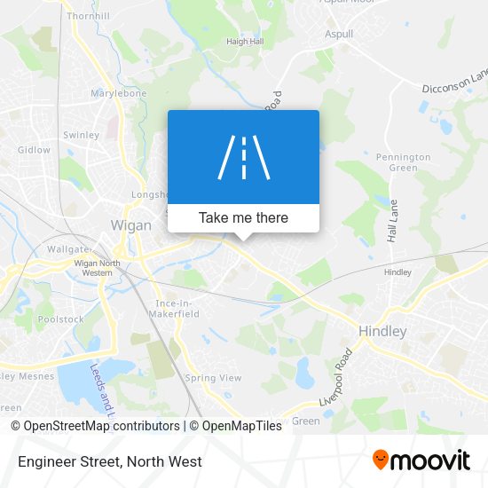 Engineer Street map