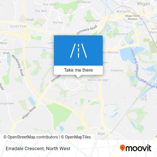 Erradale Crescent map