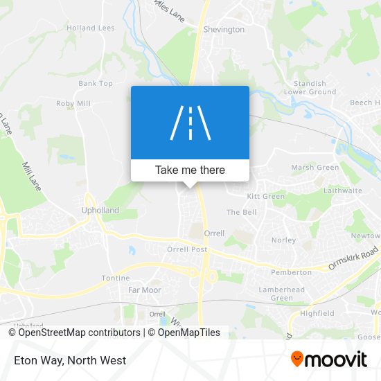 Eton Way map