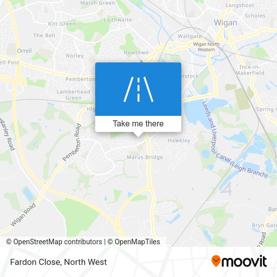 Fardon Close map