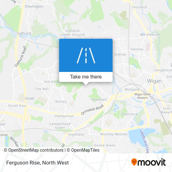 Ferguson Rise map