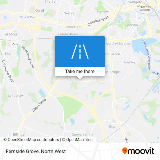 Fernside Grove map