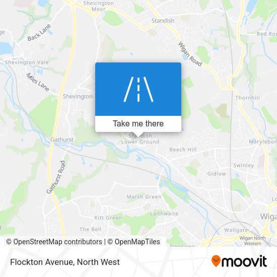 Flockton Avenue map
