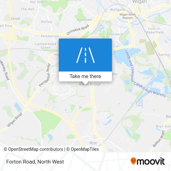 Forton Road map