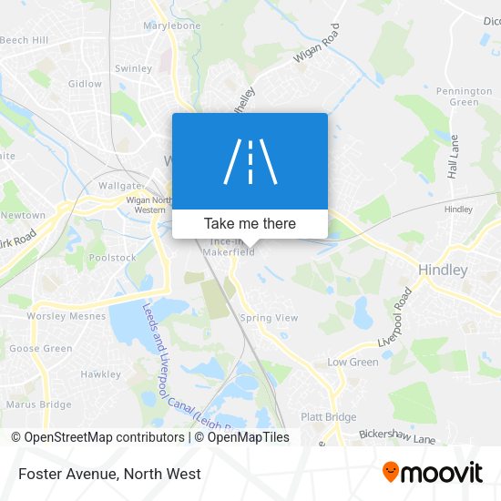 Foster Avenue map