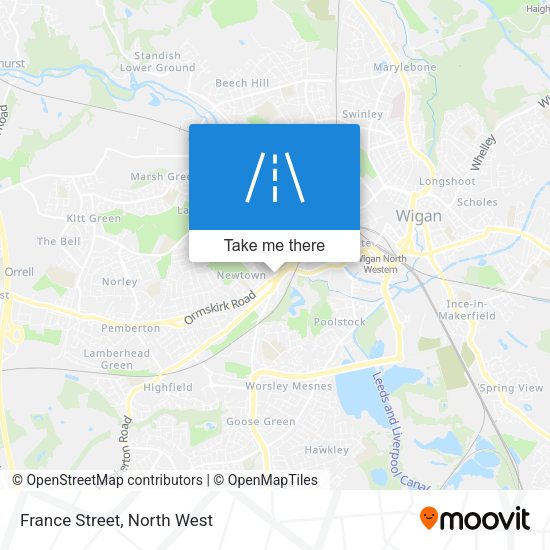 France Street map