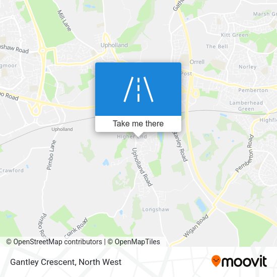 Gantley Crescent map