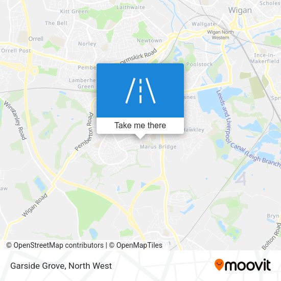 Garside Grove map