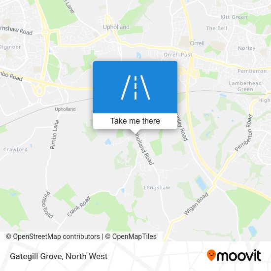 Gategill Grove map