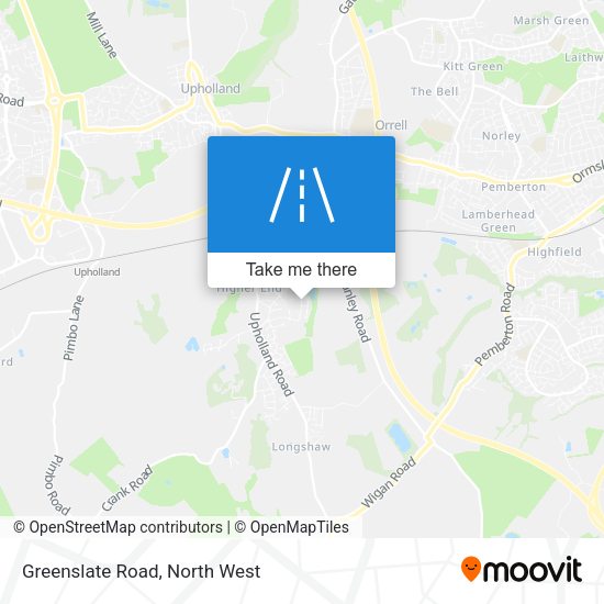 Greenslate Road map
