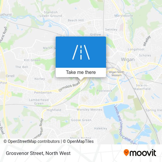 Grosvenor Street map