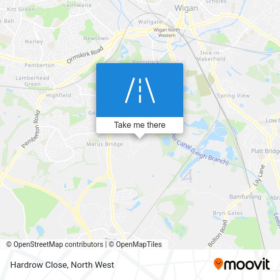 Hardrow Close map