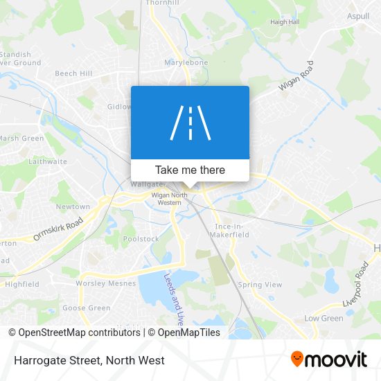 Harrogate Street map