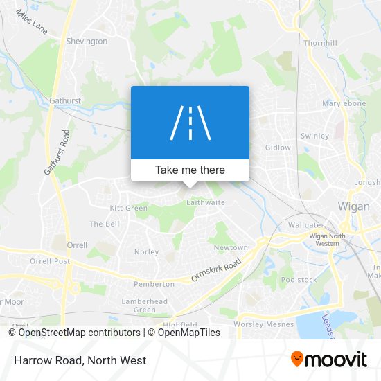 Harrow Road map