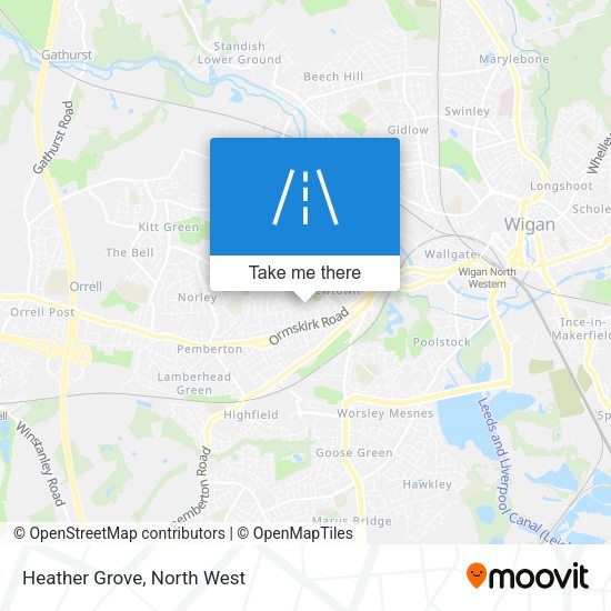 Heather Grove map