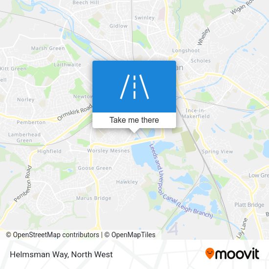 Helmsman Way map